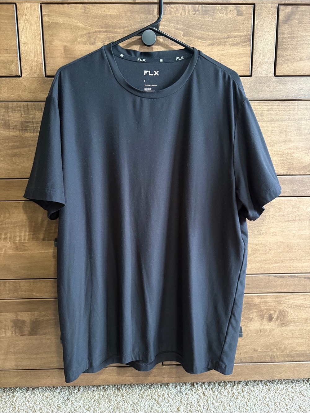Men’s FLX black t-shirt